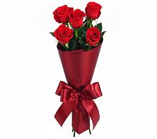 Букет 5 Красных роз Эдлесс Лав в Лисках