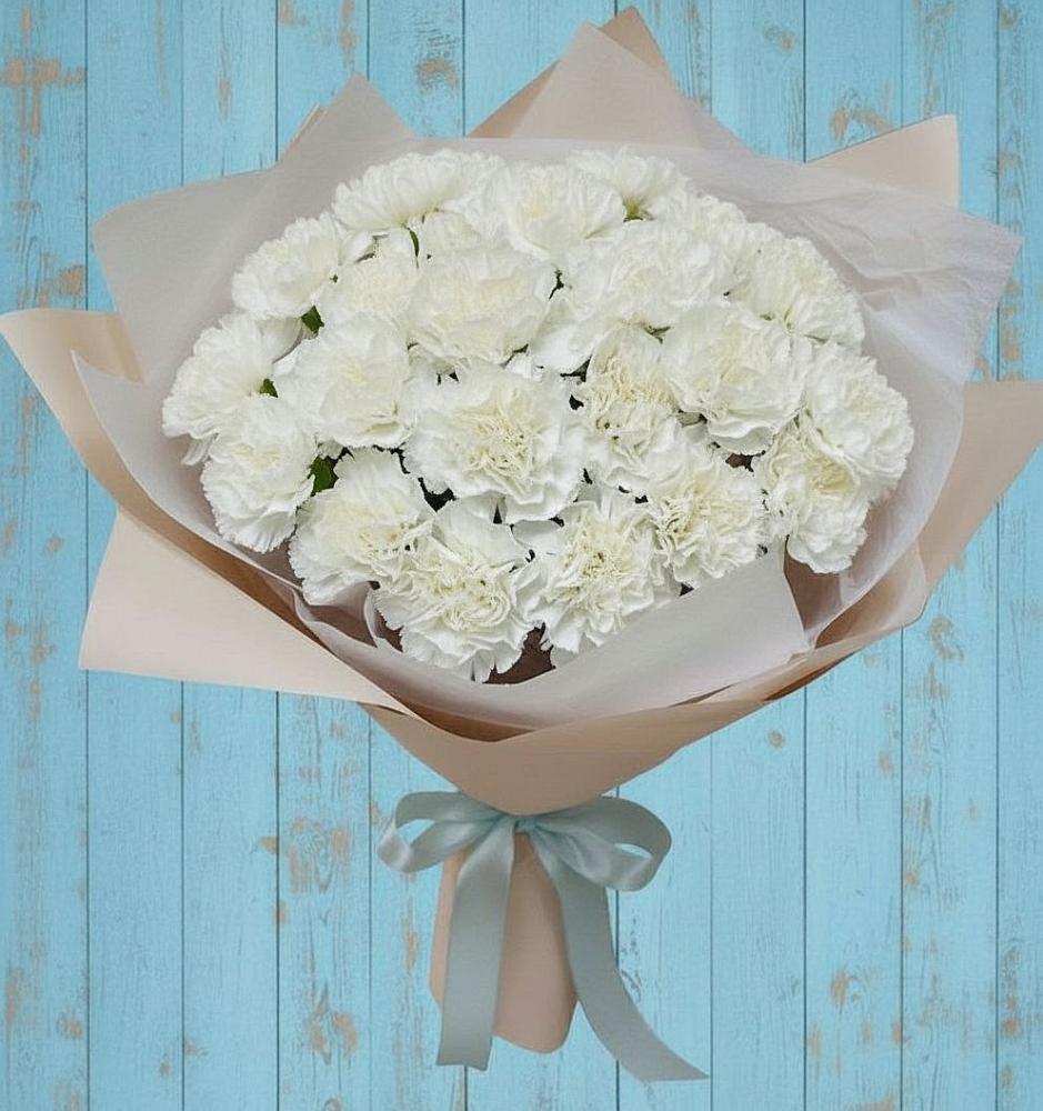 Букет цветов из: Гвоздики в Лисках