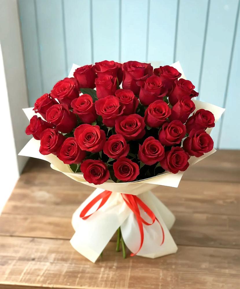 Букет 29 Красных роз в Лисках
