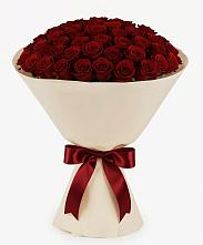 Букет 101 Бордовая роза Блэк Бакарра в Лисках