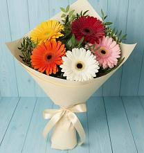 Букет цветов из:  Герберы в Лисках