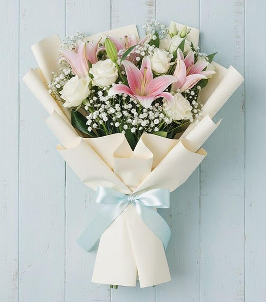 Букет цветов из: Лилии в Лисках