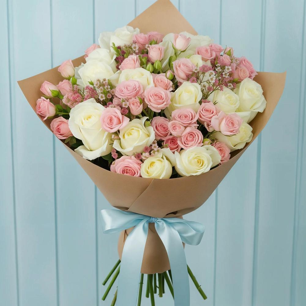 Букет цветов из: Розы в Лисках