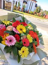 Букет цветов из:  Герберы #REPLACE_PRED# Лисках
