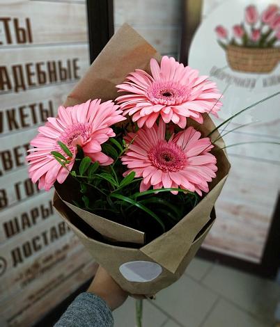 Букет цветов из: Герберы в Лисках