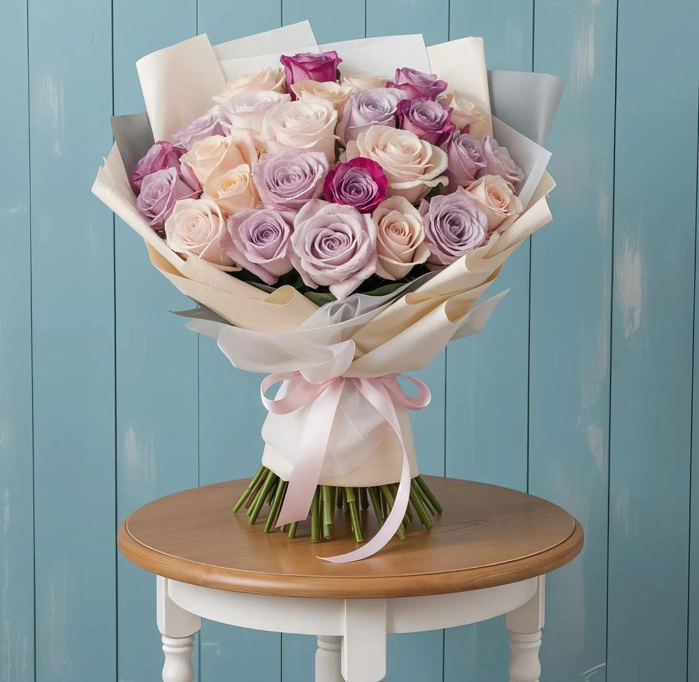 Букет цветов из: Розы в Лисках