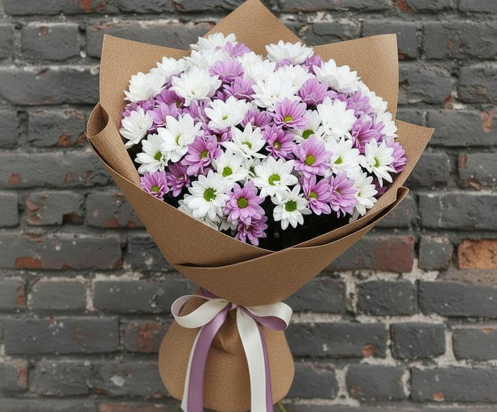 Букет цветов из: Хризантемы в Лисках