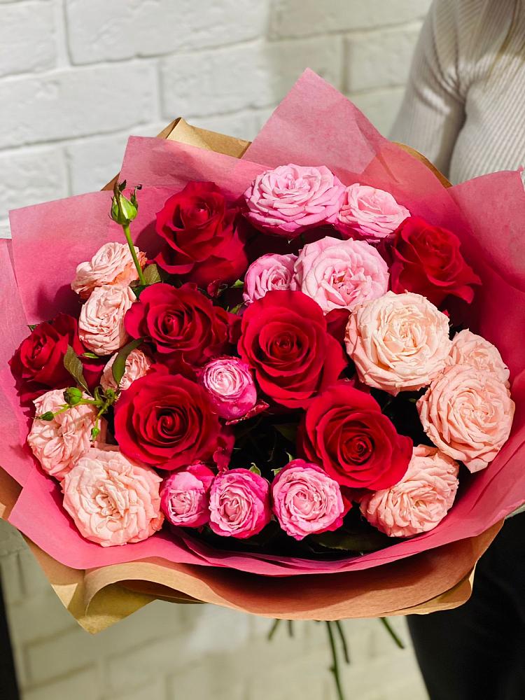 Букет цветов из: Розы в Лисках