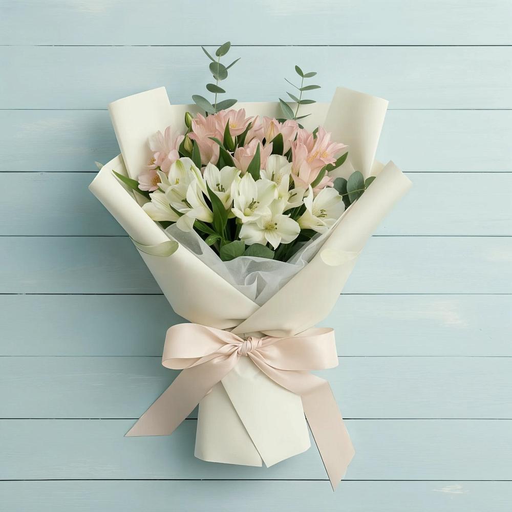 Букет цветов из: Альстромерии в Лисках