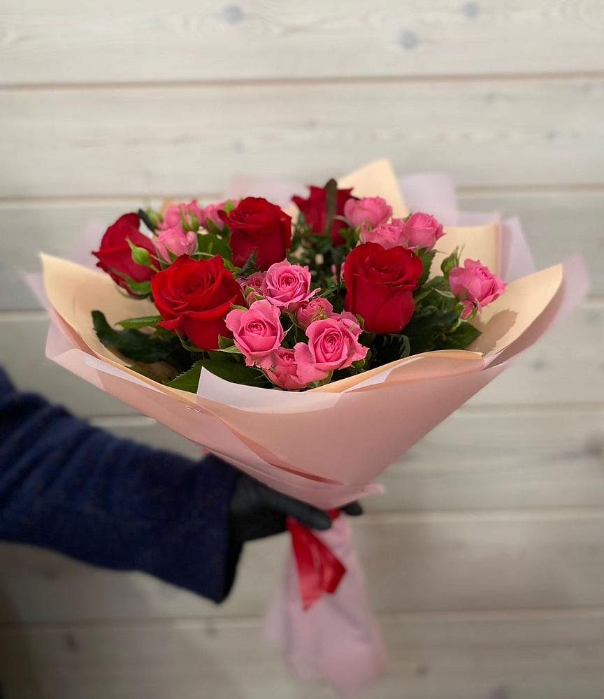 Букет цветов из: Розы в Лисках