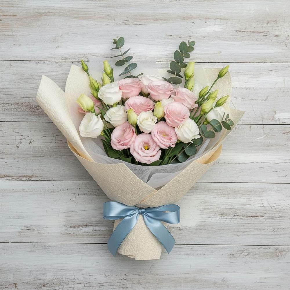 Букет цветов из: Лизиантусы в Лисках